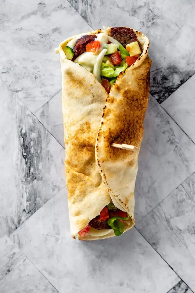 Delicious Beef Donair at The Donair Guys in Edmonton, AB